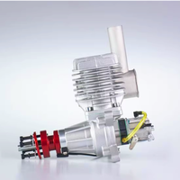 RCGF Moteur à essence/essence à air naturel 60cc avec carburateur Walbro Matériau métallique pour avion RC