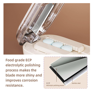 Taglia Pillole in Plastica di Lusso 1/2 1/4, Mini Taglia Pillole Portatile, Divisore per Compresse, Portapillole - Product Image 4