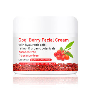 Crème de Jour Hydratante et Anti-Acné aux Baies de Goji, Acide Hyaluronique et Herbes, 50g, Effet Lifting, Blanchissant et Raffermissant, Vente en Gros - Product Image 4