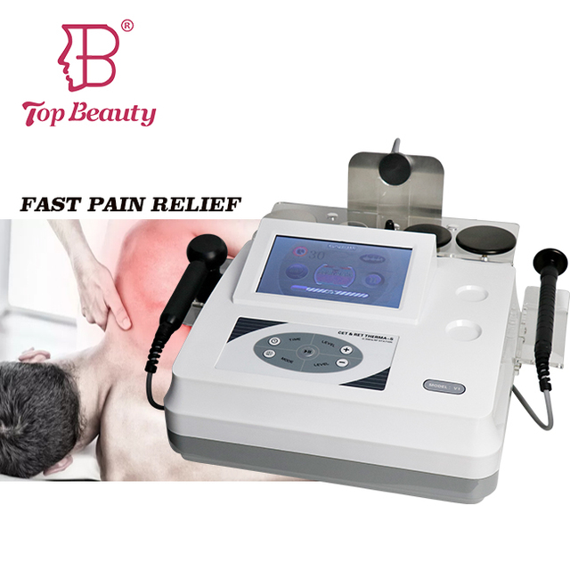 Diathermy Rehabilitation Tecar RET/CET 448KHZ Body Shaping Face Lifting Pain Relief Diathermy Radio Frequency Machine