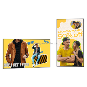 55 "65" 75 "Tầng Thường Vụ Độ Sáng Cao <span class=keywords><strong>Media</strong></span> Player 4K Độ Phân Giải Trong Nhà Kỹ Thuật Số Biển LCD Hiển Thị Màn Hình Cửa Sổ Hiển Thị - Product Image 3