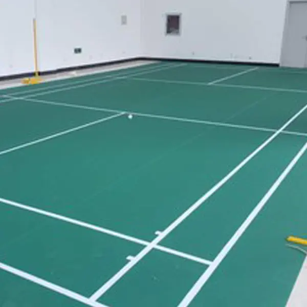 JIANER Badminton spor kapalı spor döşeme taşınabilir basketbol spor kort döşemesi pvc badminton mahkemesi halı