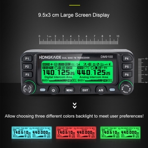 ZASTONE DM9100 numérique DMR voiture talkie-walkie APRS GPS <span class=keywords><strong>autoradio</strong></span> jambon double créneaux horaires émetteur-récepteur double bande talkie-walkie numérique - Product Image 4