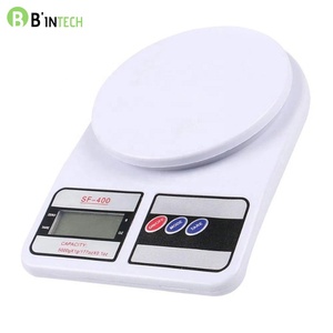 SF 400 Mechanical Kitchen 0.1g Electronic 5kg Plastic Digital Food Weighing Scale with Battery