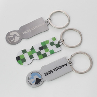 Porte-clés de chariot de supermarché gravé au laser avec détails personnalisés, production directe d'atelier, pour les membres du club d'entrepôt, récompense pour les avantages membres
