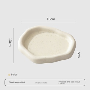 Wholesale Oriental Style Rock Elegant <strong>Ceramic</strong> Ring Tray Dish Shaped <strong>Jewelry</strong> Display Plate <strong>Jewelry</strong> Storage <strong>Box</strong> - Product Image 6