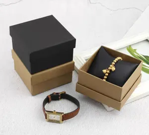 Wholesale Cardboard Luxury Gift Box Man Watch And Bracelet Custom Logo Watch Storage Box