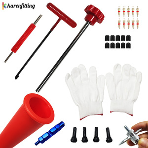 Kit d'outils de valve de pneu double usage 4 pièces pour SUV, motos, VTT – Combo d'installation et de démontage-001 - Product Image 6