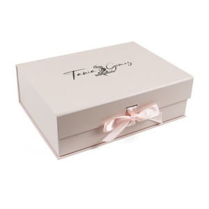 Crown Win Shipping Packaging Boxes for <b>Small</b> Business Bridesmaids Baby <b>Gift</b> with Ribbon Custom Color Mistery Kutu Paper Boxes - Product Image 6