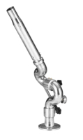 Sunroom DN100 PN16 Flanged Handle Operated Fire Water Monitor Bahan SS304 0.8MPa 1.0MPa Dapat Disesuaikan