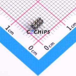 HX PZ1.0-2x4P TP-D Pin Header SMD,P=1mm Connector ( Pin Structure: 2x4P )( Pitch: 1mm )( Row Spacing: 1mm ) - Product Image 1