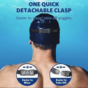 <span class=keywords><strong>Occhialini</strong></span> <span class=keywords><strong>da</strong></span> <span class=keywords><strong>Nuoto</strong></span> in Silicone Ottico di Alta Qualità Best-Seller con Montatura Grande Impermeabili e Anti-Appannamento - Product Image 6