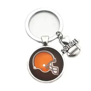 Cleveland Browns Voetbal Team Alle 32 Teams Tijd Jewel Sleutelhanger