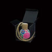 Boîte d'emballage étanche en PVC transparente, coffret en plastique PET pour cadeaux/bijoux/bonbons, boîte carrée et pliable