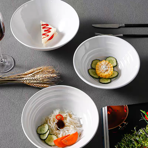 Bols de luxe en <span class=keywords><strong>plastique</strong></span>, vaisselle en mélamine, vente en gros, salade de mélamine, nouilles, Ramen - Product Image 2