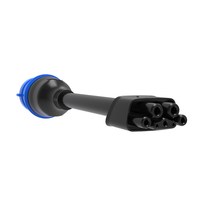 Adaptateur CEE Nema bleu nouvelle génération 2, 3 broches, type 2, prise de sortie J1772 CCS1, 32A 250V, norme 14-50p, marque OEM pour Tesla Model S/X/Y