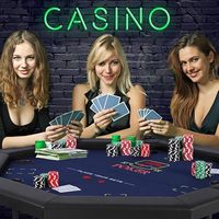 Table octogonale pliable pour 8 personnes Texas Hold'em Chip Taille de couleur spéciale pour salle d'échecs pour joueurs de poker et commerçants