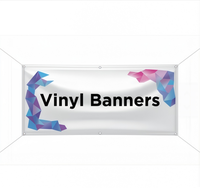 Bannière en vinyle personnalisée imprimée, bannière en PVC couleur pleine, ajoutez un logo, une image, du texte pour une affichage publicitaire intérieur/extérieur