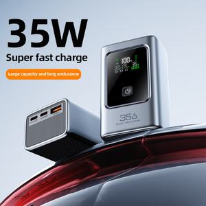 Banques d'alimentation portables d'extérieur haute puissance 35W, charge ultra-rapide, affichage numérique LED, 10000 mAh, banque d'alimentation personnalisable pour ordinateur portable - Product Image 3