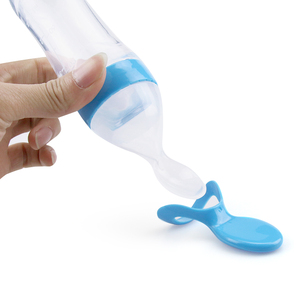 Botella de alimentación de silicona exprimible para bebé recién <span class=keywords><strong>nacido</strong></span>, productos superventas de alta calidad, con cuchara - Product Image 5