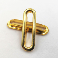 Usine taille personnalisée logo chaussure sweats à capuche vêtement en métal 14.5mm oeillet ovale oeillet oeillets en métal pour cuir