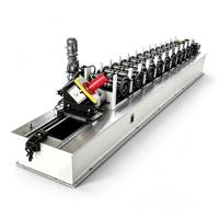 Machine de fabrication de profilés en C et en U à réglage automatique multi-tailles, pour rails et quilles, laminée à froid