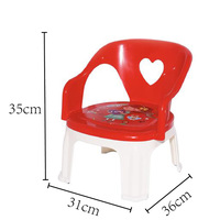 Table et chaises pour enfants légers colorés chaise bébé en plastique bon marché pour la maison cuisine école chambre utilisation