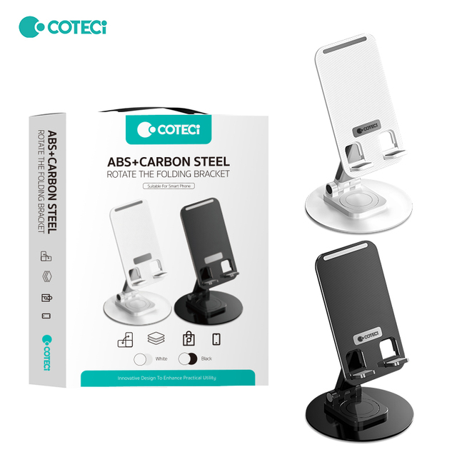 COTECi Customized Double-Hinge Design Adjustable Telescopic and Rotatable Mobile Phone Holder