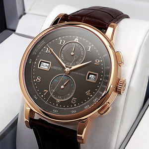 <span class=keywords><strong>Orologio</strong></span> di Lusso Meccanico Automatico da <span class=keywords><strong>Uomo</strong></span> 16001 con Cassa in Acciaio Inox e <span class=keywords><strong>Cinturino</strong></span> in <span class=keywords><strong>Pelle</strong></span>, Impermeabile, Quadrante con Lancette, Personalizzazione OEM - Product Image 2
