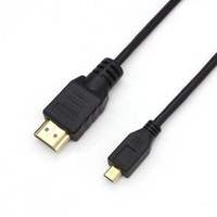 Câble Micro HDMI vers HDMI Version 1.4 1080p HD pour Appareil Photo, Tablette, Ordinateur, Mobile, Projecteur Domestique, Taux de Rafraîchissement 60Hz