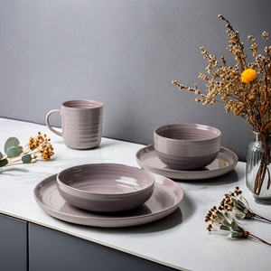 Esion Bắc Âu Đồ Đá Bộ Đồ Ăn Bền Vững Gốm Sứ Món Ăn Tấm Bát Cốc Nhà Máy Mô Hình Đám Cưới Thực Phẩm Phục Vụ - Product Image 2