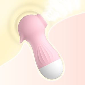 Vrouwelijke Vibrator Klein Zeepaardje Zuigen Siliconen + Abs Vibrator Vrouwelijke Privé Massage Masturbator Groothandel Volwassen Producten - Product Image 3