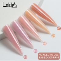 Gel UV de Construction Solide et Clair pour Ongles sans Chaleur, 15ml, Non Collant, Gel de Rallongement Biab, Gel UV Dur Jelly, Marque Privée