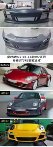 Cho Carrera 997 911 2005-2011 GT3 Nâng Cấp Phía Trước Bumper Bộ Dụng Cụ Cơ Thể Facelift Front Lip 997.1 997.2 Mô Hình PP Chất Liệu Điều Kiện Mới - Product Image 6