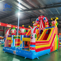Château gonflable pour enfants de vente chaude intérieur château vilain trampoline gonflable usine de jouets gonflables toboggan de parc d'attractions