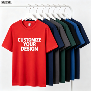 Low MOQ Custom 100% Cotton Premium Quality 240gsm Regular Fit Crew Neck <b>Men</b> Tshirt DTG Print for <b>Base</b> <b>Layer</b> Wear - Product Image 1