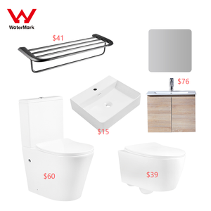 Ensemble complet de salle de bain économique Watermark australien : Meubles de luxe modernes, vasque et <span class=keywords><strong>WC</strong></span> deux pièces - Product Image 3