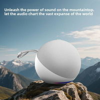 Alaxe untuk Slot Kartu Kain Nirkabel 5.1 Subwoofer Bass Berat Speaker Mini Desktop Plastik Baterai 500-1000mAh
