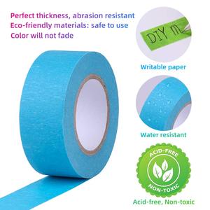 Leicht Abreißbares Premium Einseitiges Geräuscharmes Farbiges Klebeband für DIY-Handwerk, Kunst und Dekorationen - Product Image 2