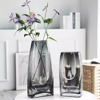 Vente chaude Nouveau Design Restaurant Table Chambre Salon Bureau Plante En Cristal Vase En Verre Hydroponique