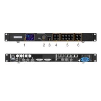 NovaStar VX600 Prosesor Video LED All-in-One 3,9 Juta Piksel 6 Port Gigabit Ethernet Kartu Pengirim SDI DVI Layar LED