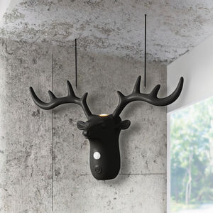 北欧无线磁力感应运动传感器驯鹿壁灯 USB 可充电可调光家庭办公室 LED 夜灯壁灯 - Product Image 3