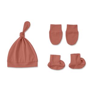 Bavoir en tissu bambou pour bébé, ensemble avec chaussettes souples pour <span class=keywords><strong>nouveau</strong></span>-nés, accessoires pour nourrisson, cadeau - Product Image 2