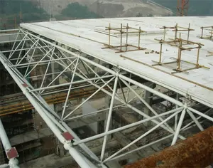 LFBJMB Space Frame Curved Roof Design Steel Structure For Building