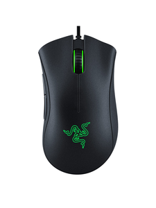 เมาส์เกมมิ่ง Razer DeathAdder Essential เซ็นเซอร์ออปติคอล 6400 DPI เชื่อมต่อผ่าน USB สีดำคลาสสิก ไฟ RGB Backlit กันน้ำ รูปทรงตามหลักสรีรศาสตร์ ใช้แบตเตอรี่ - Product Image 2