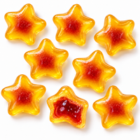Bonbons gélifiés en forme d'étoile pour Pâques, pour enfants, avec logo personnalisé, service de fabrication OEM