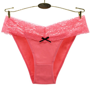 All'ingrosso a buon mercato prezzo tinta unita Bikini donna pizzo mutandine di cotone da donna mutandine <span class=keywords><strong>pantaloni</strong></span> - Product Image 4