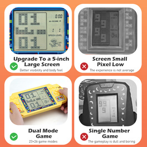 Consola de Juegos Portátil con Pantalla Deslizante Grande de 3.5 Pulgadas, con Múltiples Modos, Incluyendo Bloques, Tiro con Tanques y Juegos de Serpientes. - Product Image 2