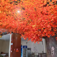 Vente en gros usine : Grand arbre d'érable artificiel en fibre de verre, personnalisé pour l'aménagement paysager, les centres commerciaux, les parcs et la décoration de restaurants