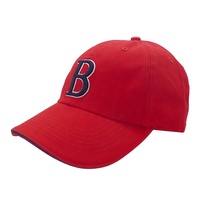 Gorra de Béisbol con Letra B Bordada, Gorra Deportiva de 6 Paneles de Sarga de Algodón con Correa Ajustable, Logotipo Personalizado, Venta al Por Mayor, Promocional